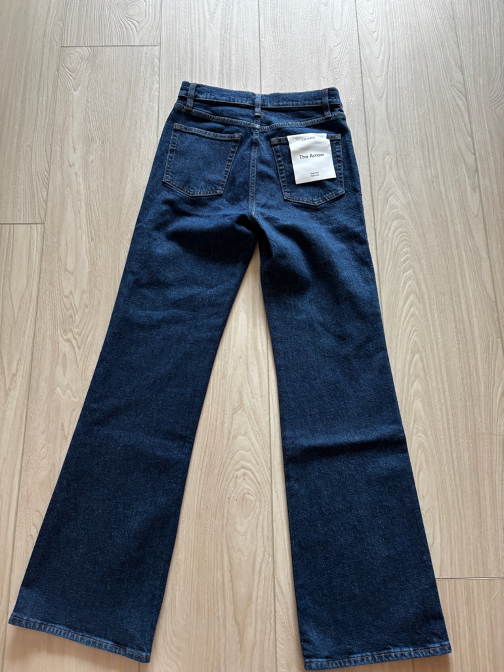Frame Denim Women's Bootcut Jeans in Dark Indigo - Picture 5 of 6